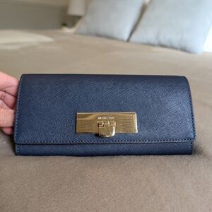 Michael Kors wallet in navy blue